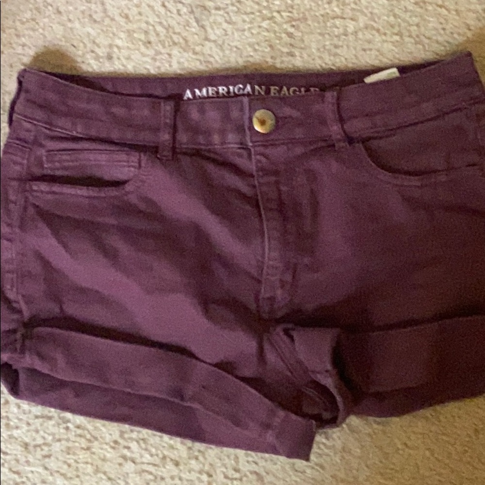 High rise shorts